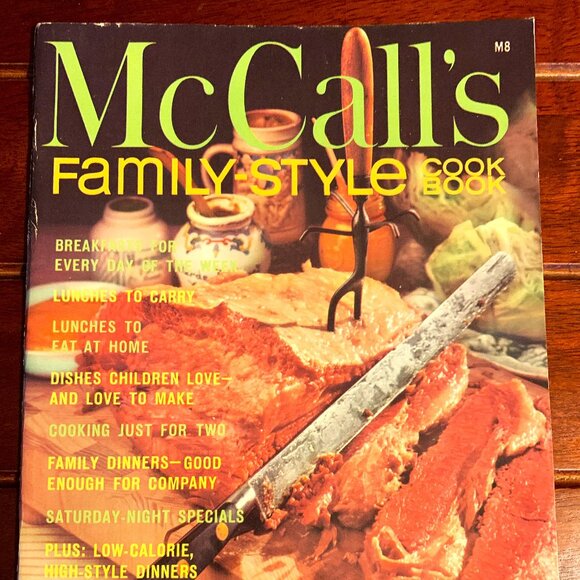 Vintage McCall's Family-Style Cookbook, M8 in the McCall's Cookbook Collection - Picture 1 of 1